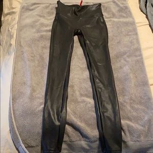 Faux Leather Spanx Leggings